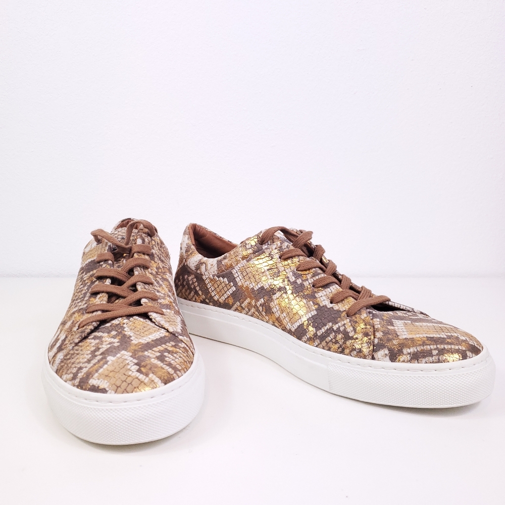 AQUATALIA Metallic Avery Waterproof Leather Sneaker - Picture 5 of 7